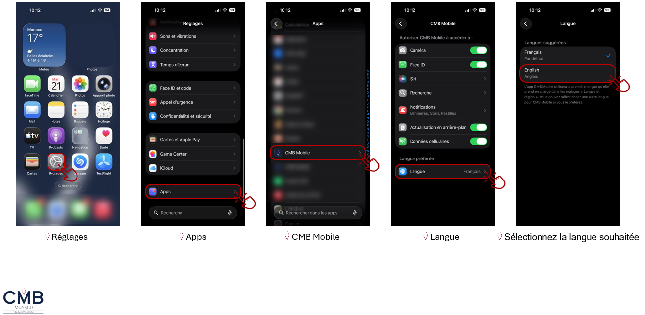 langue mobile