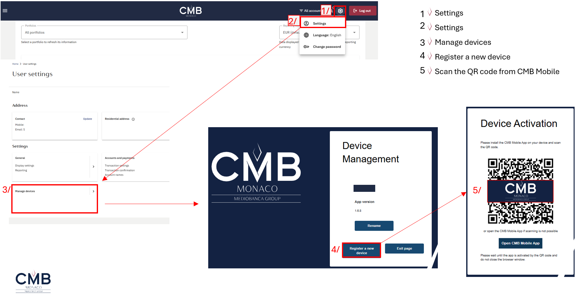 QR Code via CMB Online